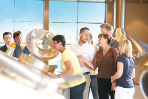 Gruppe in der der Krombacher Erlebniswelt